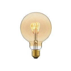 Ampoule décorative led à filament ambré globe 95 mm E27 35 W, LEXMAN