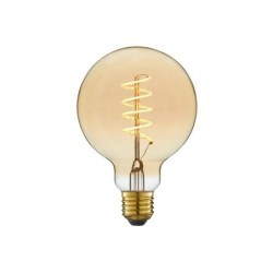 Ampoule décorative led à filament ambré globe 95 mm E27 35 W, LEXMAN