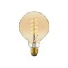 Ampoule décorative led à filament ambré globe 95 mm E27 35 W, LEXMAN