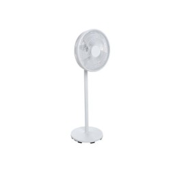 Ventilateur sur pied digital, Loft 40 cm, 50W blanc