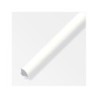 1/4 de rond 14 mm pvc blanc 2,5 m