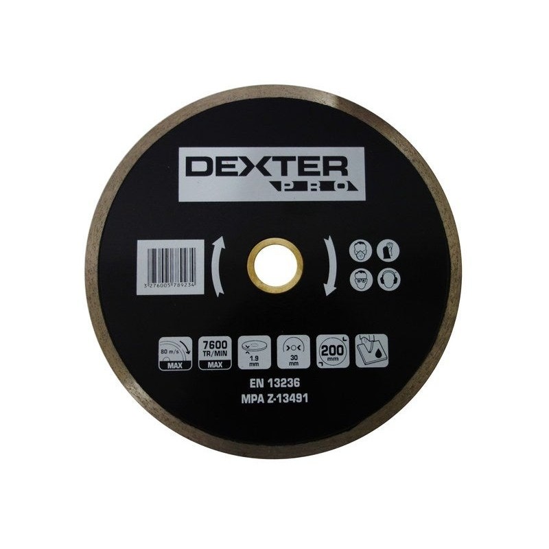 Disque diamant carrelage diamètre 200m, DEXTER PRO