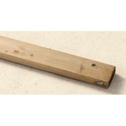 Lambourde pour terrasse bois résineux en pin, L.240 x l.7cm x Ep.33 mm beige