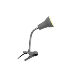 Lampe de bureau à pince, Salta, GU10, métal gris/argent, INSPIRE