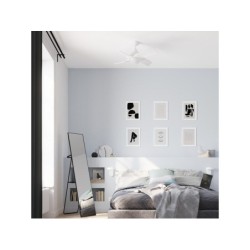 Ventilateur de plafond avec éclairage, INSPIRE Siroco, blanc