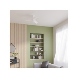 Ventilateur de plafond avec éclairage, INSPIRE Aruba, blanc