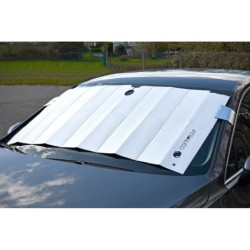 Pare soleil auto universel, aluminium polyethylene, 70x130cm, pliable, anti uv, CONTREJOUR