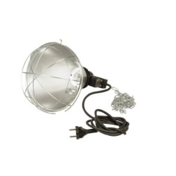 Support lampe infrarouge inox economiseur ipx4 175w câble 2,5m chaine 2m