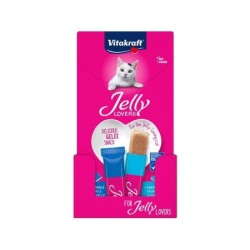 Lot de 6 friandises pour chat VITAKRAFT Jelly Lovers poisson, 15 g