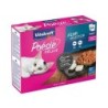 Lot de 6 pâtées pour chat VITAKRAFT Poésie Délice, multipack poissons en sauce, 85 g