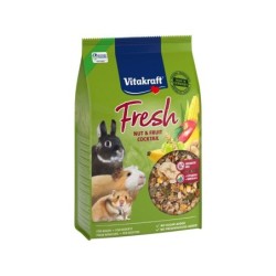 Friandise rongeur fresh nut ant fruit 300g VITAKRAFTFresh Nut et Fruit Cocktail pour varier les plaisirs dans la gamelle