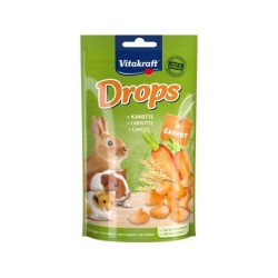 Friandise rongeur drops a la carotte 75g VITAKRAFT