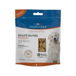 Friandise chien beauté du poils oméga 3/6 - biotine/zinc  75g FRANCODEX