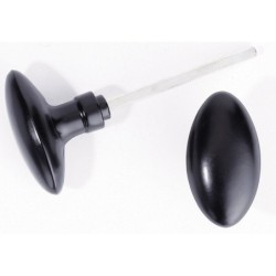 Lot De 2 Boutons De Porte Olive Aluminium Laqué