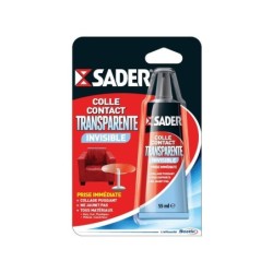 Colle d'assemblage contact neoprene gel sader transparent tube 55ml