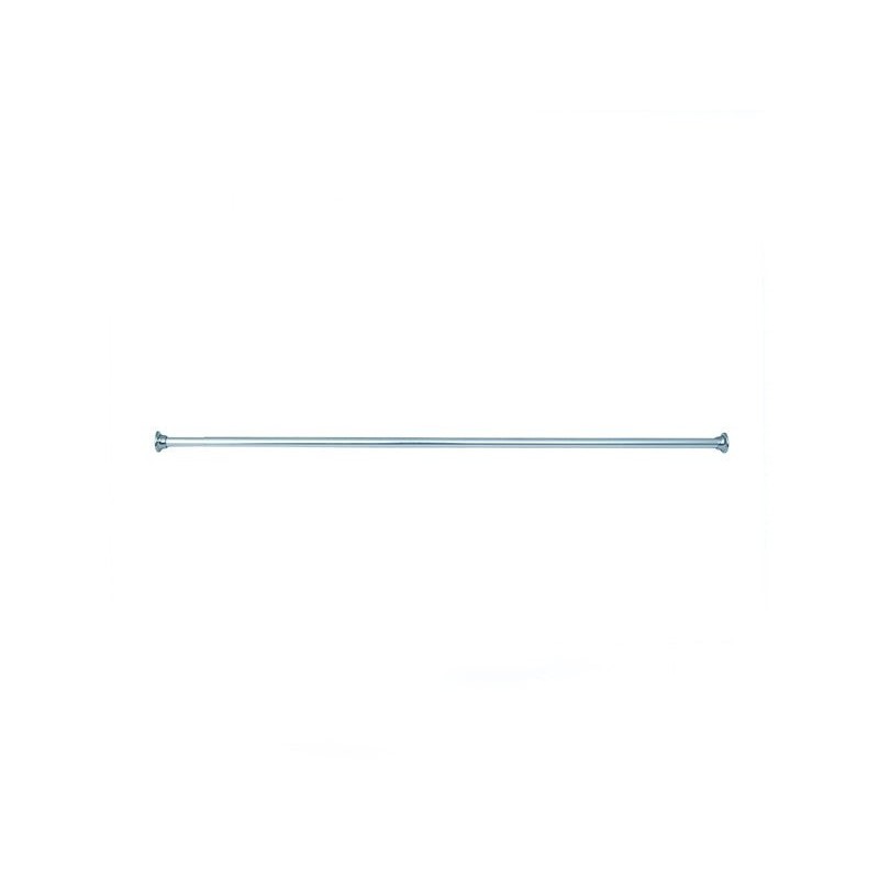 Barre droite extensible L.220 cm, SENSEA chrome