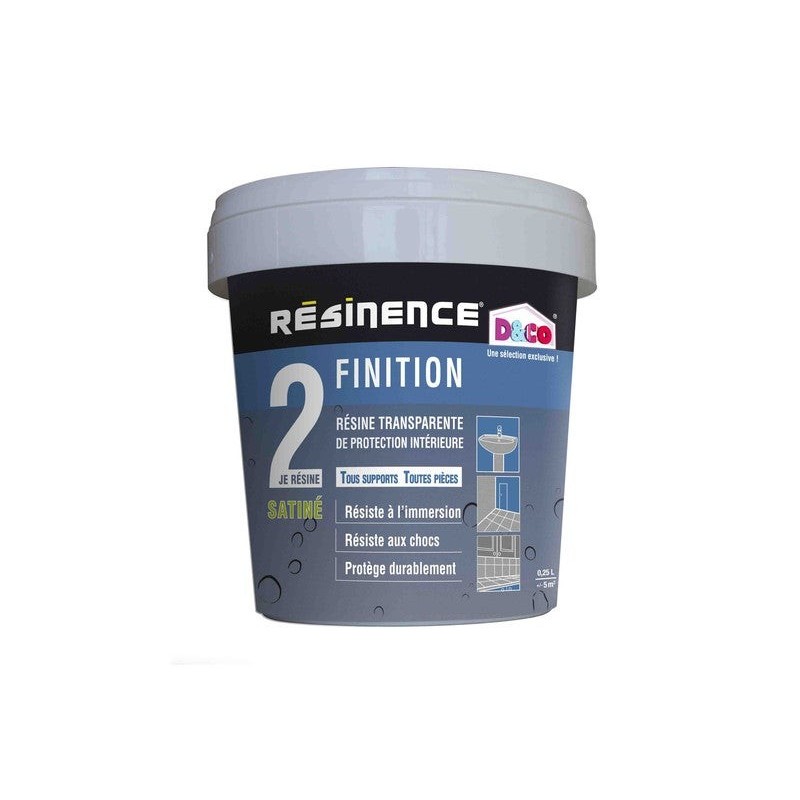 Résine De Finition Protecteur Resinence, Incolore, 0.25 L