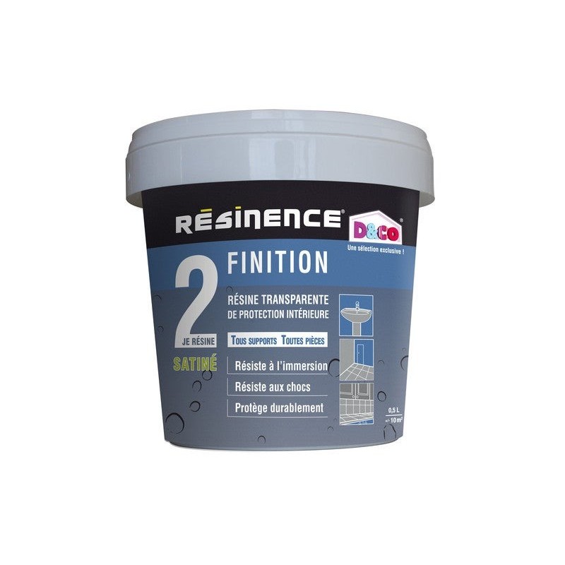 Résine De Finition Protecteur Resinence, Incolore, 0.5 L