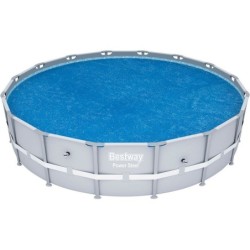 Bâche solaire rond BESTWAY, L.427 x l.427 cm