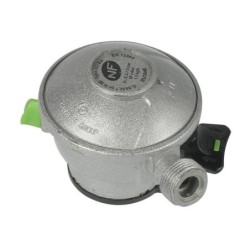 Détendeur Inox Gaz Butane 5, H.6.5 Cm Gazinox