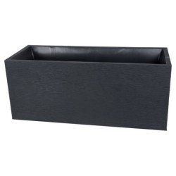 Jardinière Plastique Eda L.99.5 X L.39 X H.43 Cm Anthracite