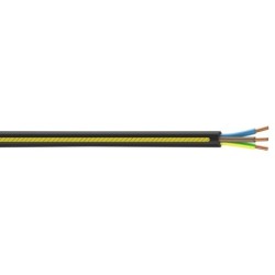 Câble Électrique 3 G 2.5 Mm² U1000R2V L.10 M, Noir