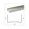 Rail de 100 mm longueur 3m