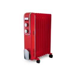 Radiateur bain d'huile électrique Fifty, THOMSON, 2000 W rouge