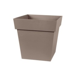 Pot Polypropylène Pot Eda L.32 X L.32 X H.32 Cm Taupe