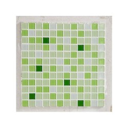 Mosaïque Mur Shaker Mix Vert 2.3 X 2.3 Cm