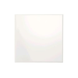 Carrelage Mur Medio Uni Blanc Brillante L.20 X L.20 Cm, Frosty