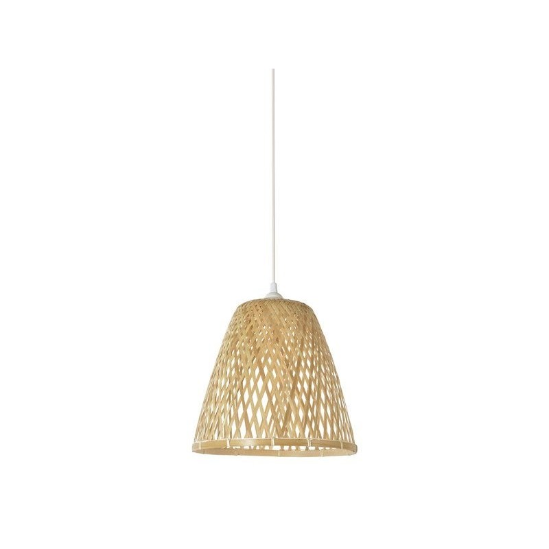 Suspension, Nature Bambou Naturel Corep Kami 1 Lumière(S) D.30 Cm