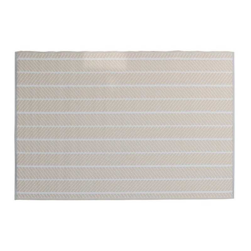 Tapis extérieur beige rectangulaire, l.160 x L.230 cm Cancun