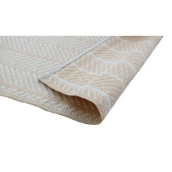 Tapis extérieur beige rectangulaire, l.160 x L.230 cm Cancun