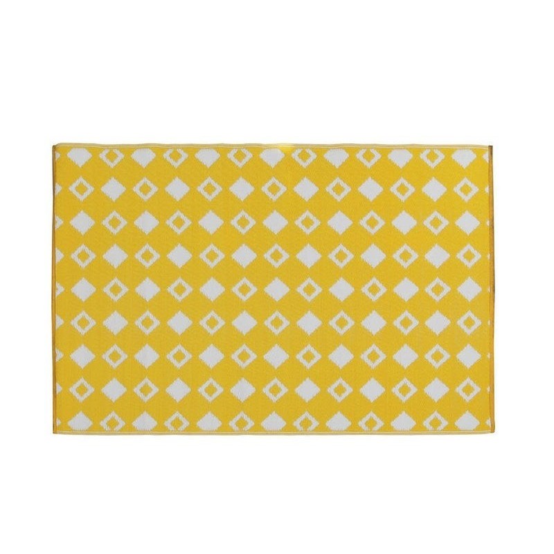 Tapis extérieur jaune rectangulaire, l.160 x L.230 cm Mayan