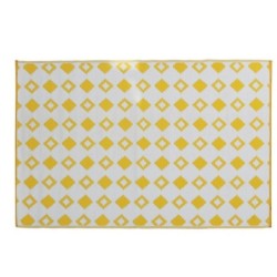 Tapis extérieur jaune rectangulaire, l.160 x L.230 cm Mayan