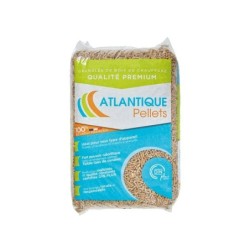 Granulés de bois, ATLANTIQUE PELLETS, sac de 15 kg