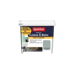 Peinture Mur Cuisine Et Bains Syntilor Vert Tendre Mat 0.75 L