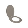 Abattant plastique thermosouple Essential, taupe