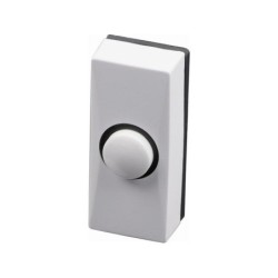 Bouton De Sonnette Filaire Scs Sentinel Golfy 7900, Blanc