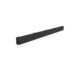 Rail coulissant et habillage Yumbo 2 ARTENS noir, pour porte 73/83/93 cm