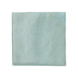 Carrelage mural effet Zellige l.10 x L.10 cm vert d'eau brillant