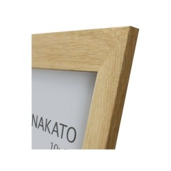 Cadre Nakato, H.15 x l.10 cm, bois chêne mat, INSPIRE