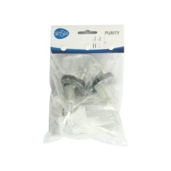 Kit de fixation métal pour abattant Purity, SENSEA