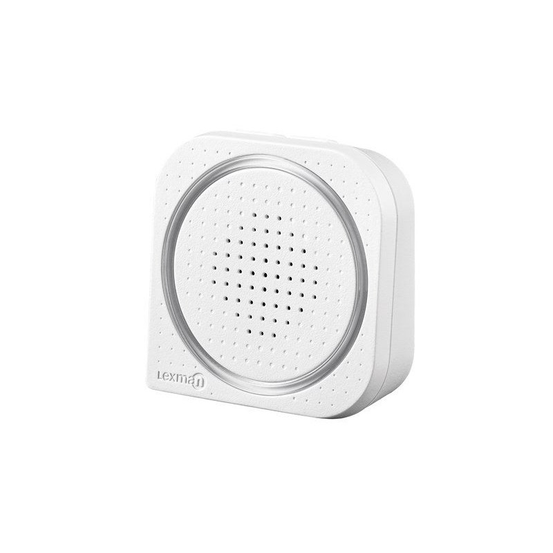 Sonnette Sans Fil Lexman Flash Et Vibreur D04, Blanc