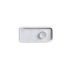 Bouton De Sonnette Filaire Lexman D15, Blanc