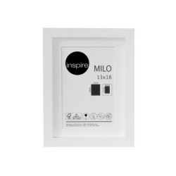 Cadre Milo, L.13 X H.18 Cm, Blanc