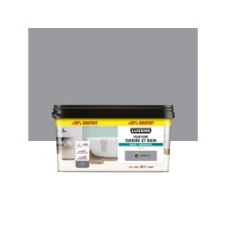 Peinture mur et boiserie Cuisine & bains LUXENS granit 3 satiné 3 l