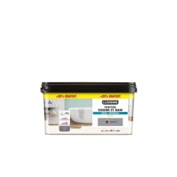 Peinture mur et boiserie Cuisine & bains LUXENS granit 3 satiné 3 l