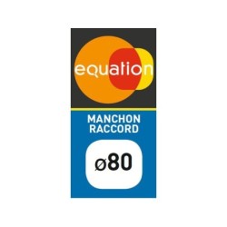 Manchon raccord acier EQUATION, Diam.80/80 mm Mr80